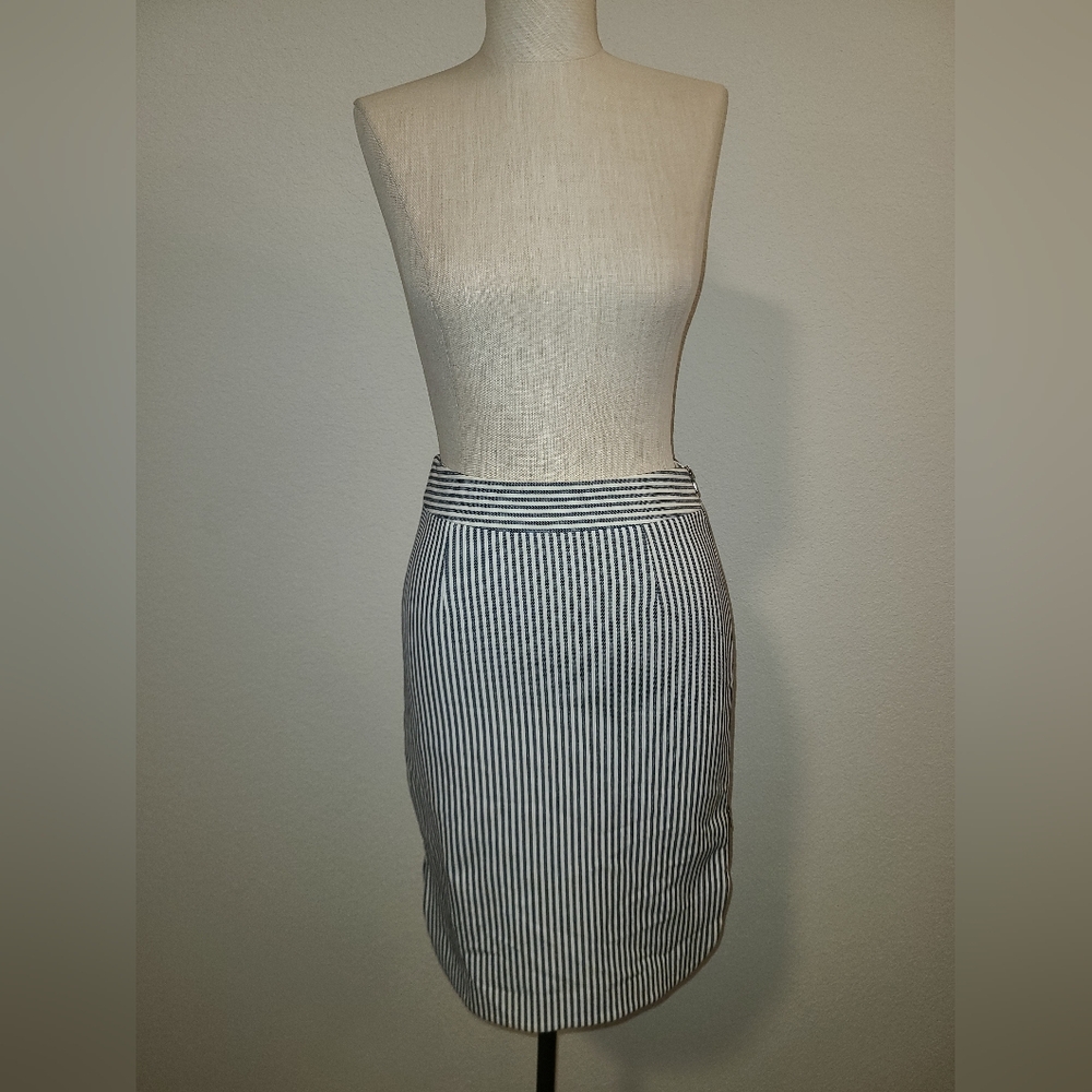 ANTONIO MELANI Striped Pencil Skirt